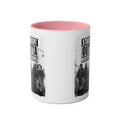 Straight Outta Nightmares Two - Tone Coffee Mug, Unique Gift for Halloween, Fun Office Decor, Red Handle Mug, Collectible Coffee Cup - Metamorphosis Creations