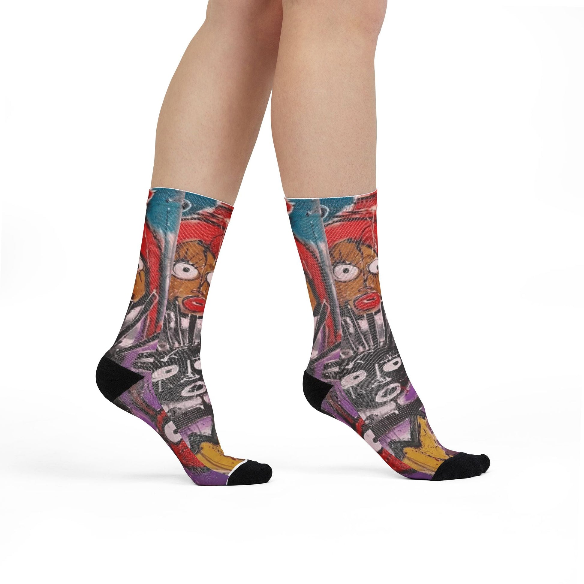 ✨ Style meets soul — right down to your toes. Vibrant Art Crew Socks, Colorful Graphic Socks, Unique Street Art Fashion, Perfect Gift for Art Lovers, Casual Everyday Wear, Trendy [...] - Metamorphosis Creations