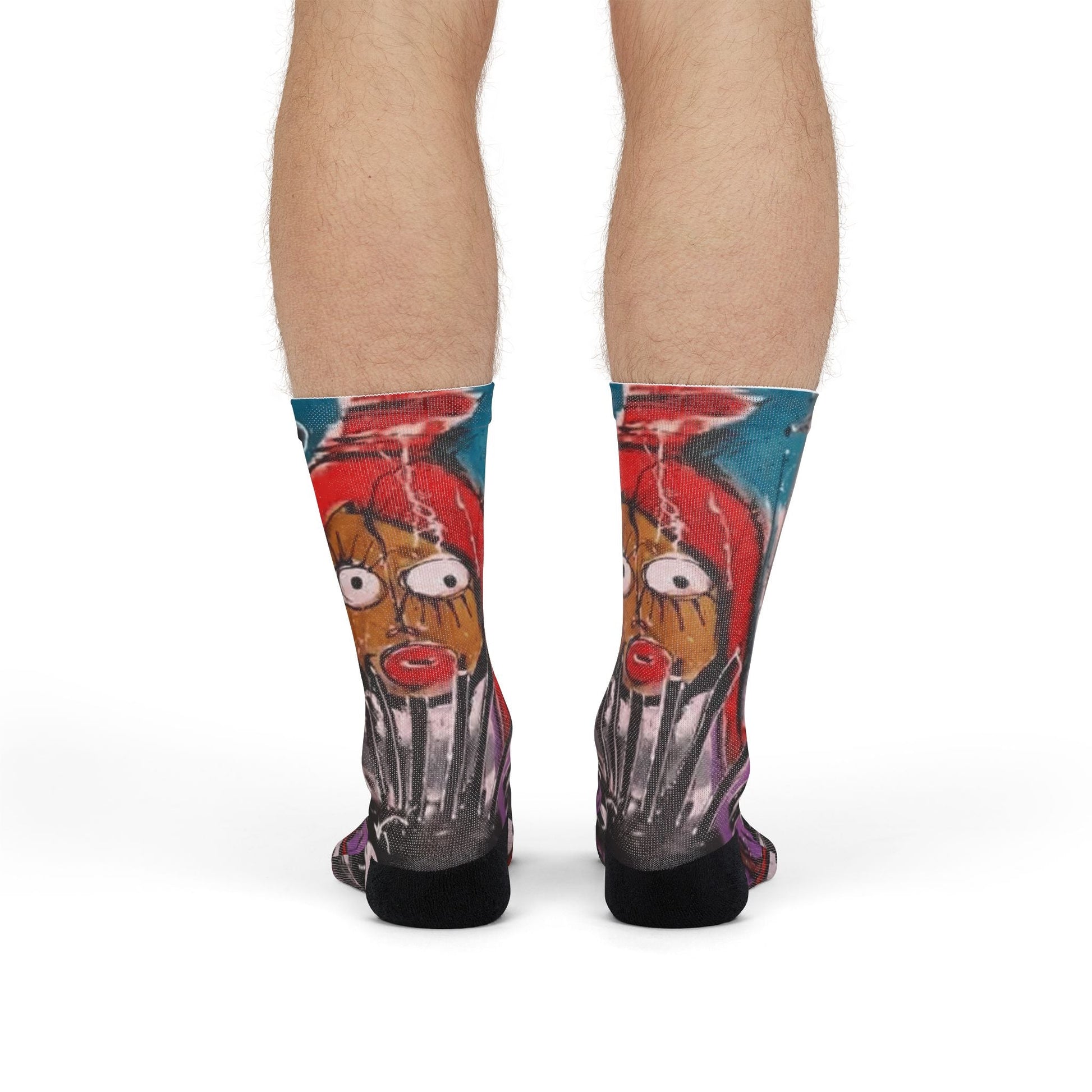 ✨ Style meets soul — right down to your toes. Vibrant Art Crew Socks, Colorful Graphic Socks, Unique Street Art Fashion, Perfect Gift for Art Lovers, Casual Everyday Wear, Trendy [...] - Metamorphosis Creations