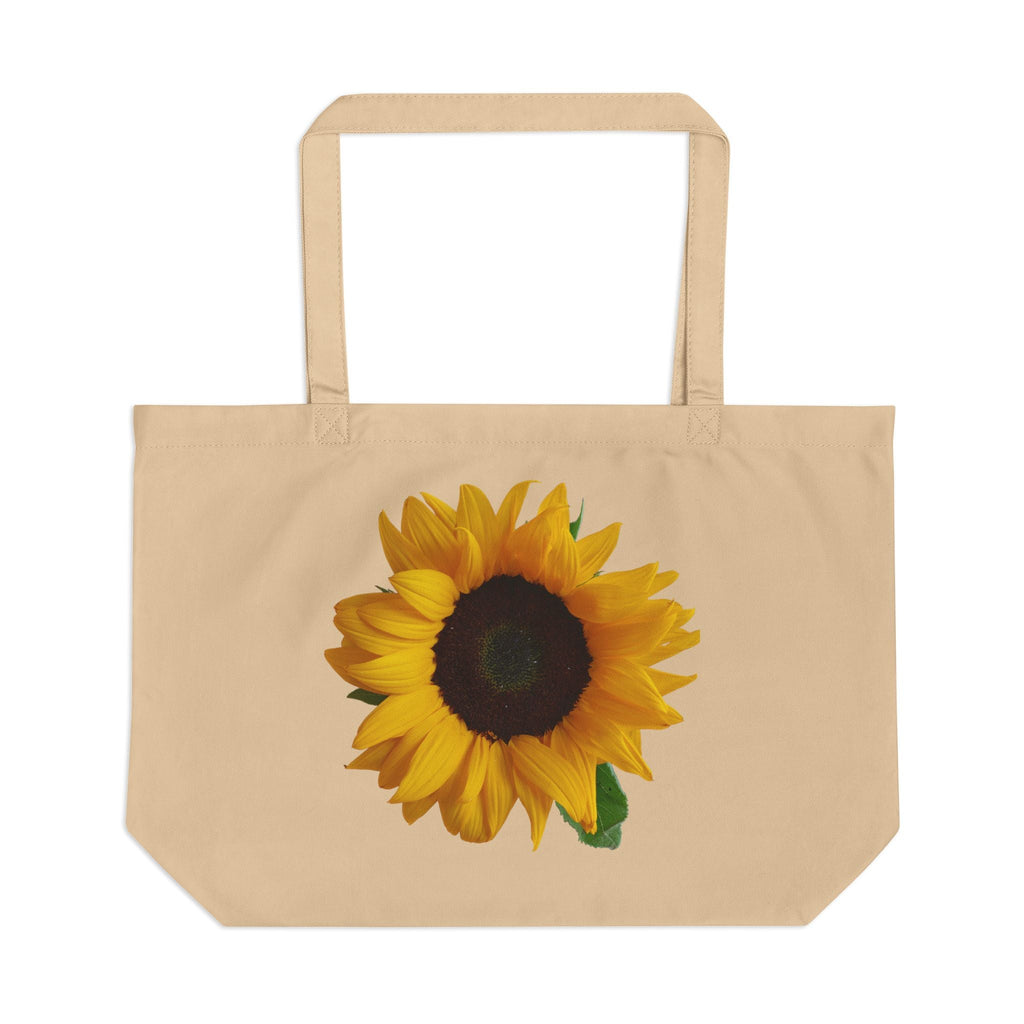 Sunflower Large Eco Tote | Reusable Shopping Bag, Summer Tote, Beach Bag, Eco - Friendly Gift, Grocery Tote - Metamorphosis Creations