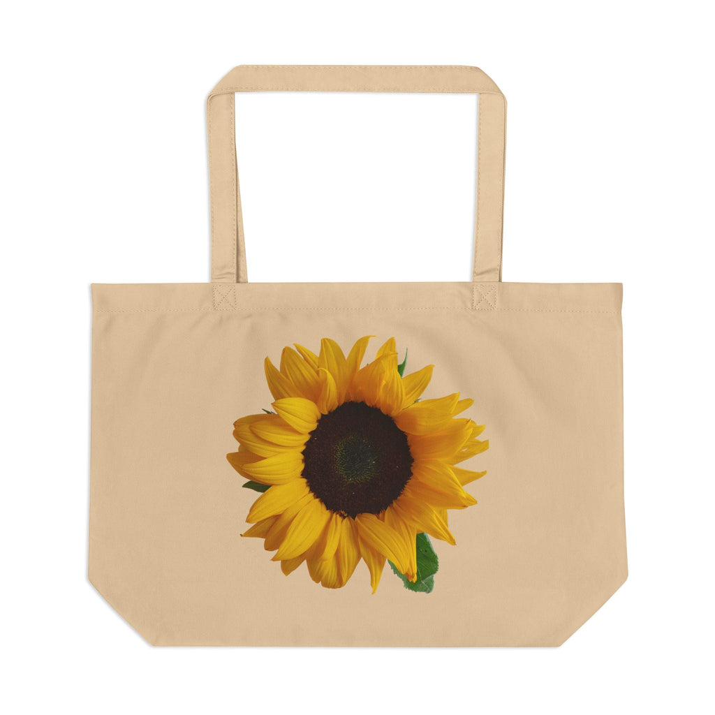 Sunflower Large Eco Tote | Reusable Shopping Bag, Summer Tote, Beach Bag, Eco - Friendly Gift, Grocery Tote - Metamorphosis Creations