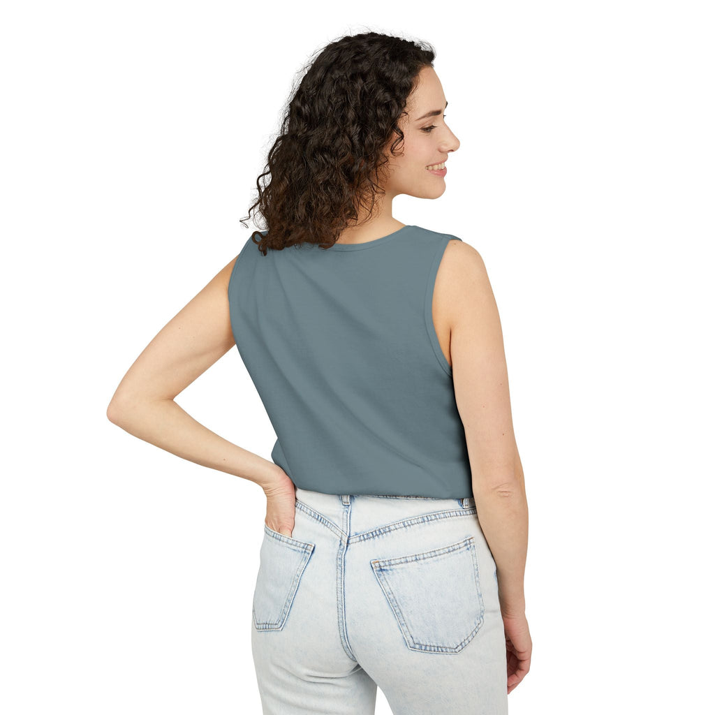 Sunflower Unisex Tank Top - Relaxed Summer Wear, Gift for Garden Lovers, Casual Beach Vibes, Perfect for Spring Celebrations, Gift Idea - Metamorphosis Creations
