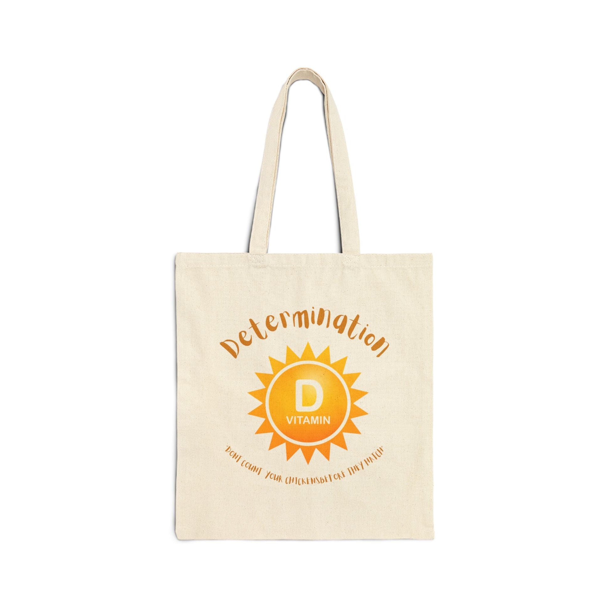 Sunshine Inspired Cotton Canvas Tote Bag - Motivational, Sustainable, Eco - Friendly, Summer Accessory, Gift for Her - Metamorphosis Creations