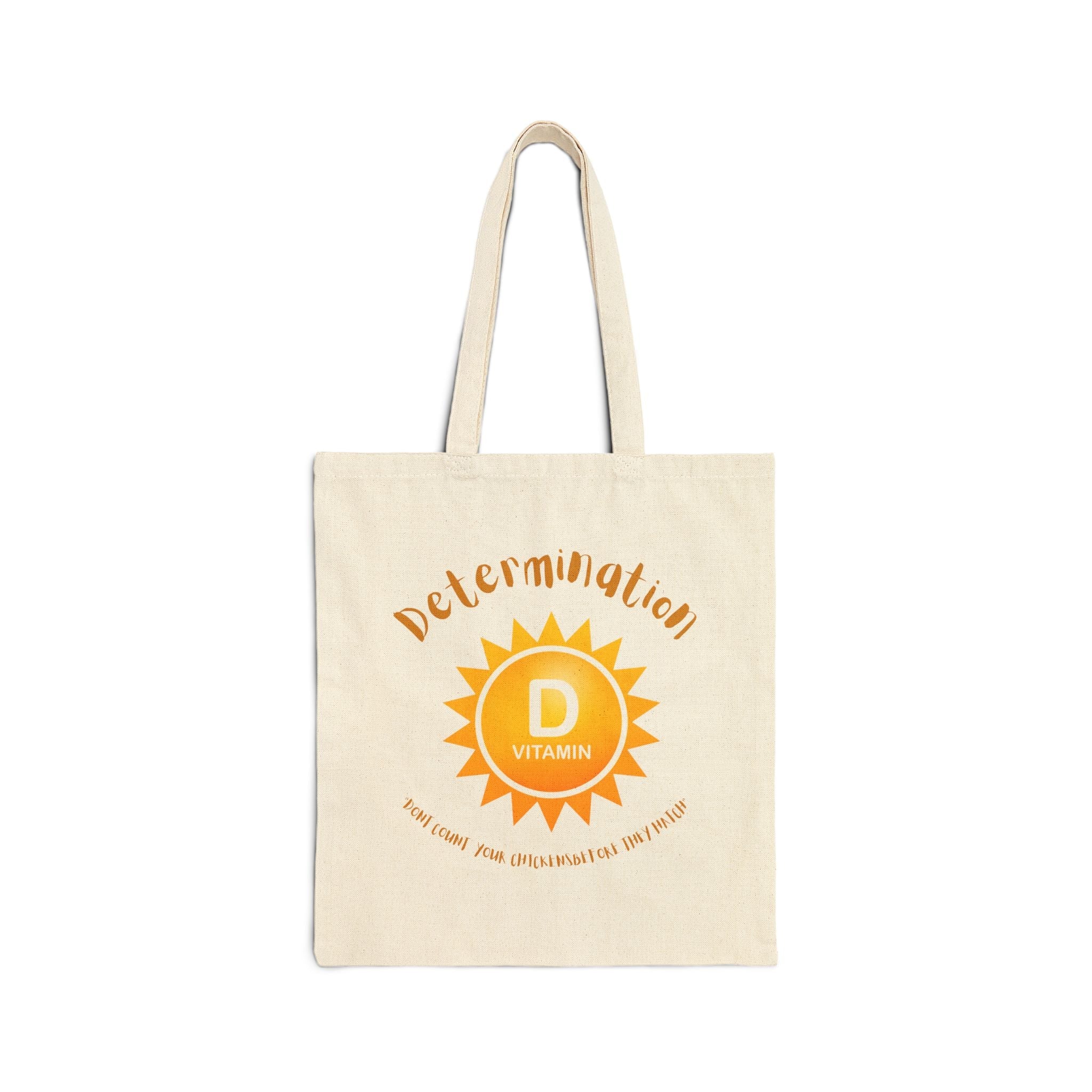 Sunshine Inspired Cotton Canvas Tote Bag - Motivational, Sustainable, Eco - Friendly, Summer Accessory, Gift for Her - Metamorphosis Creations
