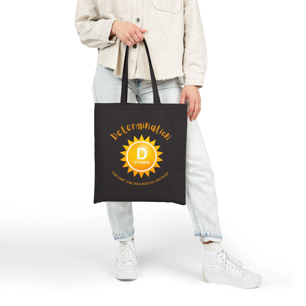 Sunshine Inspired Cotton Canvas Tote Bag - Motivational, Sustainable, Eco - Friendly, Summer Accessory, Gift for Her - Metamorphosis Creations
