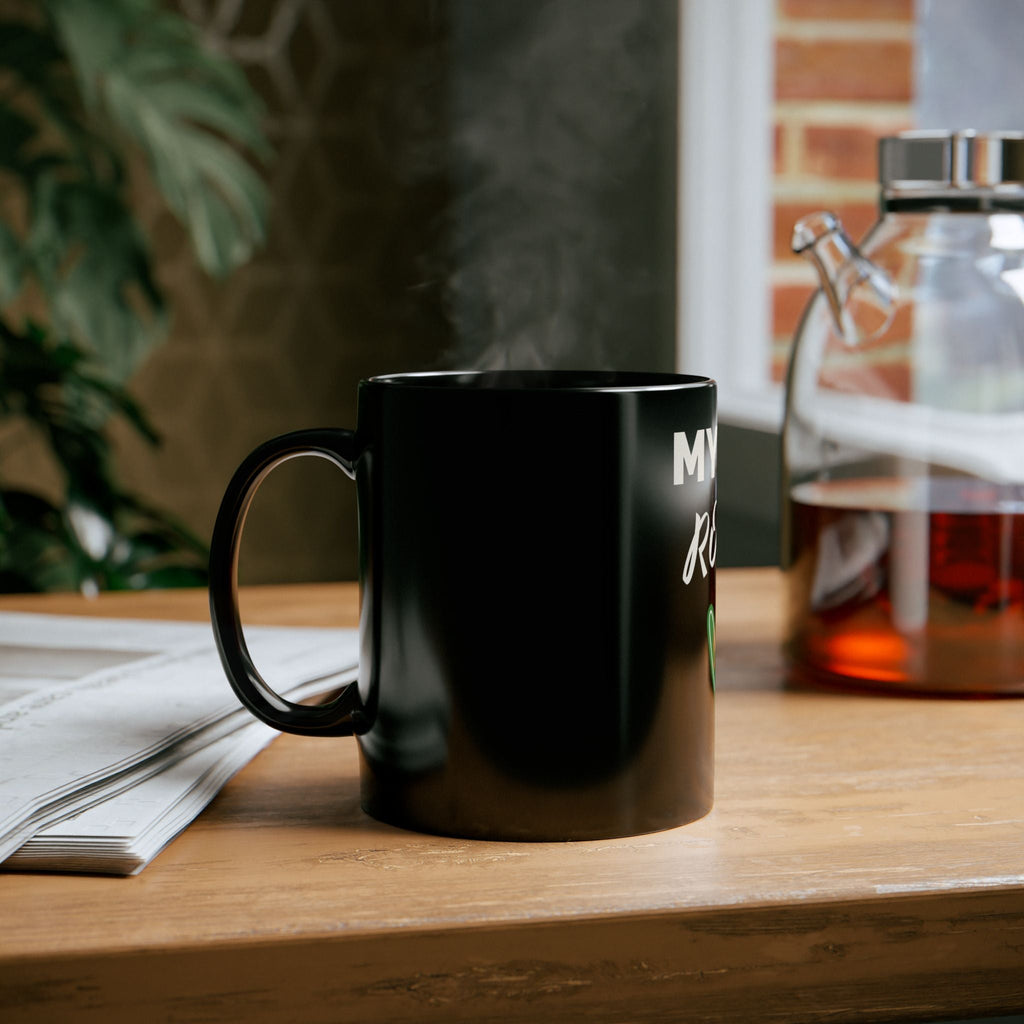 This Father's Day A Daily Sip of Appreciation Black Mug (11oz, 15oz) - Metamorphosis Creations