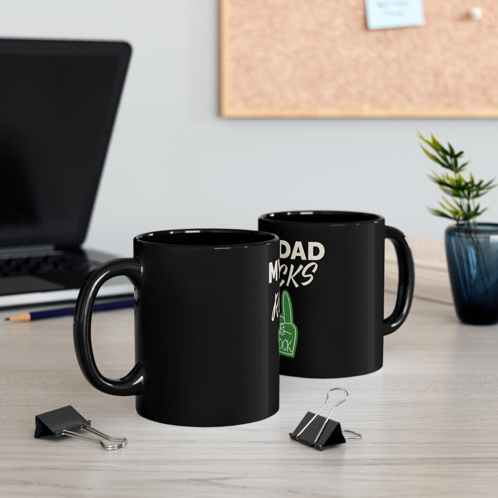 This Father's Day A Daily Sip of Appreciation Black Mug (11oz, 15oz) - Metamorphosis Creations