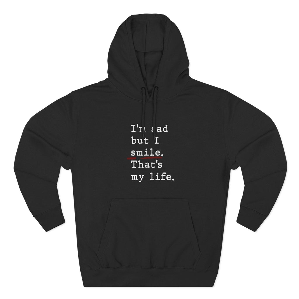 Three - Panel Inspirational Hoodie, Casual Comfort, Gift for Friends, Everyday Wear, Mindfulness Apparel, Cozy Layer - Metamorphosis Creations