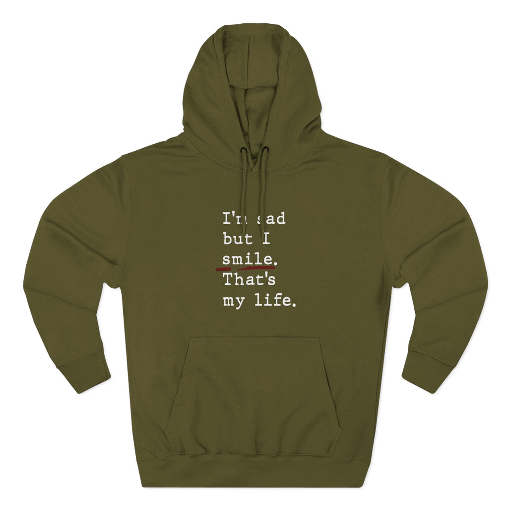 Three - Panel Inspirational Hoodie, Casual Comfort, Gift for Friends, Everyday Wear, Mindfulness Apparel, Cozy Layer - Metamorphosis Creations