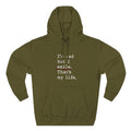Three - Panel Inspirational Hoodie, Casual Comfort, Gift for Friends, Everyday Wear, Mindfulness Apparel, Cozy Layer - Metamorphosis Creations