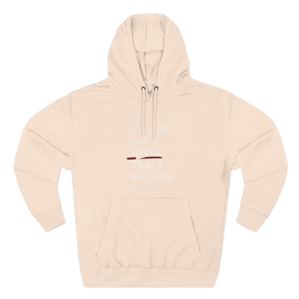 Three - Panel Inspirational Hoodie, Casual Comfort, Gift for Friends, Everyday Wear, Mindfulness Apparel, Cozy Layer - Metamorphosis Creations