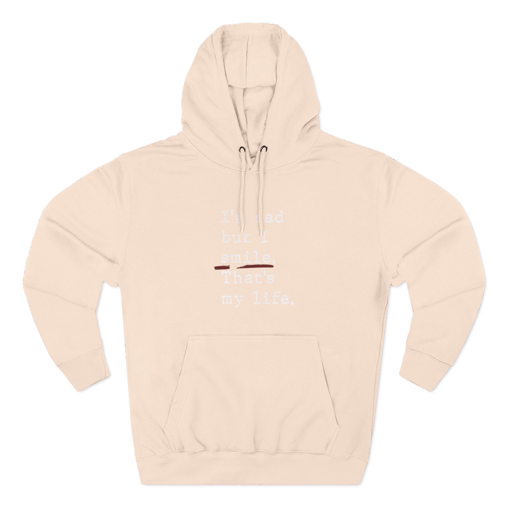 Three - Panel Inspirational Hoodie, Casual Comfort, Gift for Friends, Everyday Wear, Mindfulness Apparel, Cozy Layer - Metamorphosis Creations