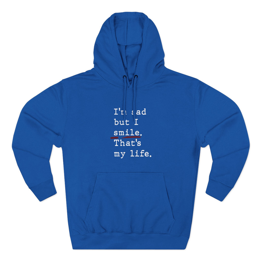 Three - Panel Inspirational Hoodie, Casual Comfort, Gift for Friends, Everyday Wear, Mindfulness Apparel, Cozy Layer - Metamorphosis Creations