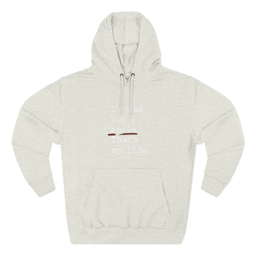 Three - Panel Inspirational Hoodie, Casual Comfort, Gift for Friends, Everyday Wear, Mindfulness Apparel, Cozy Layer - Metamorphosis Creations