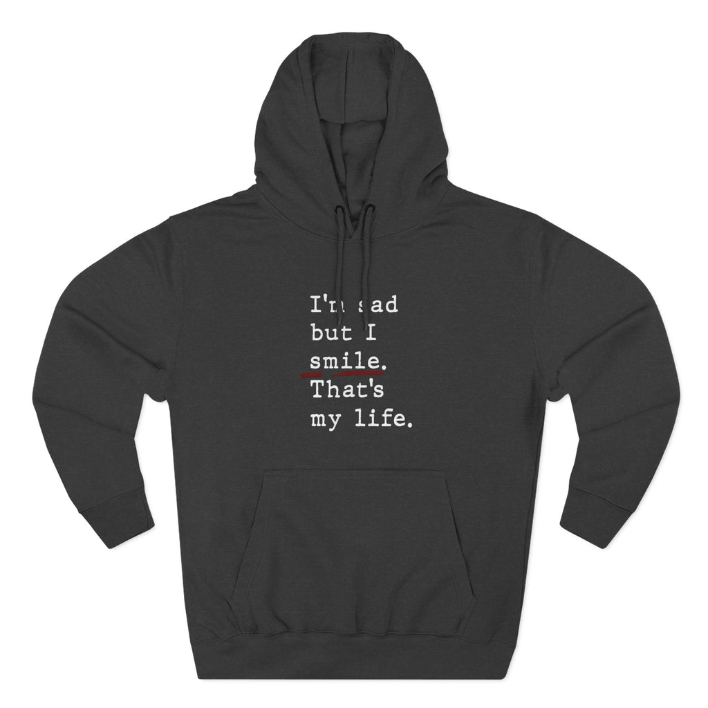 Three - Panel Inspirational Hoodie, Casual Comfort, Gift for Friends, Everyday Wear, Mindfulness Apparel, Cozy Layer - Metamorphosis Creations