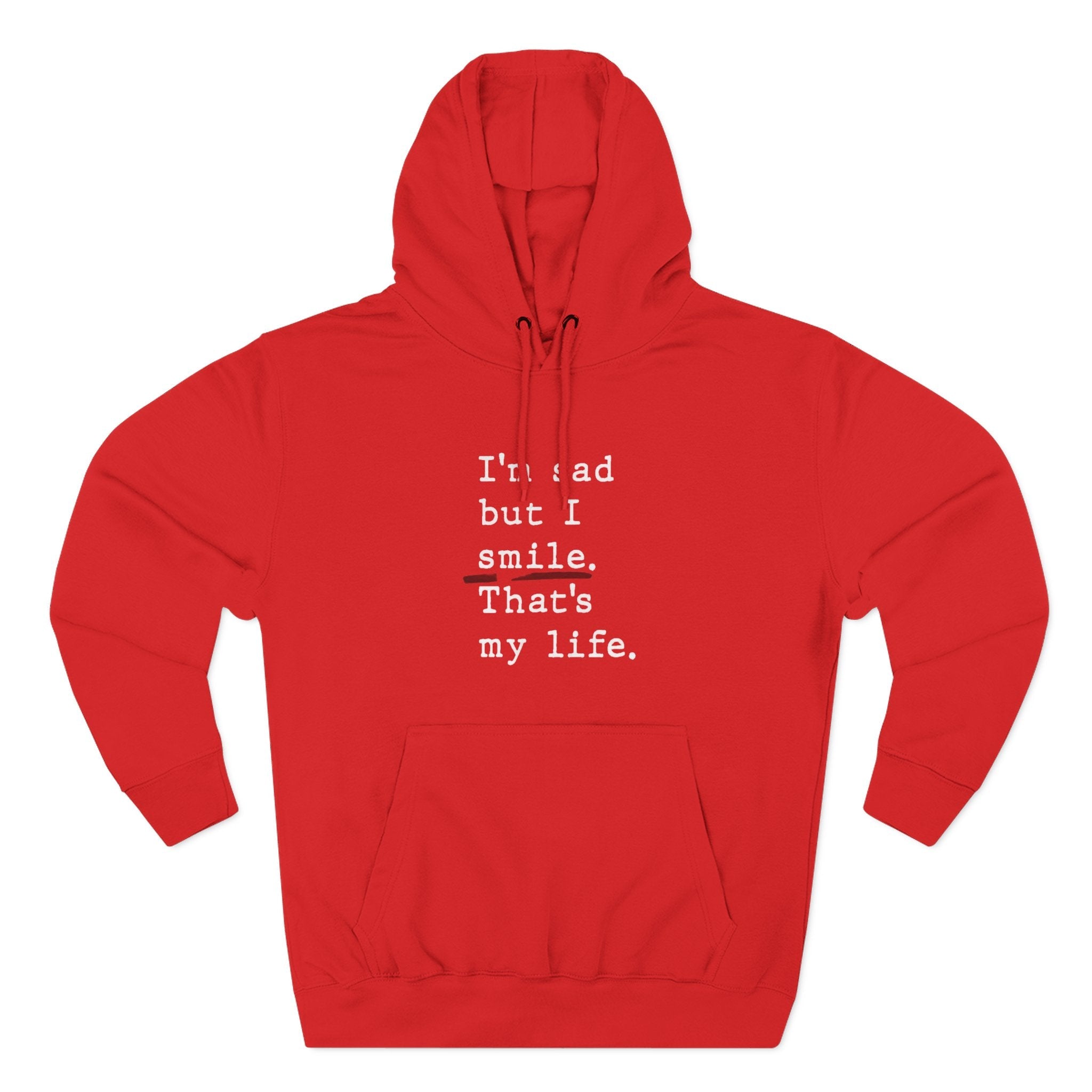 Three - Panel Inspirational Hoodie, Casual Comfort, Gift for Friends, Everyday Wear, Mindfulness Apparel, Cozy Layer - Metamorphosis Creations