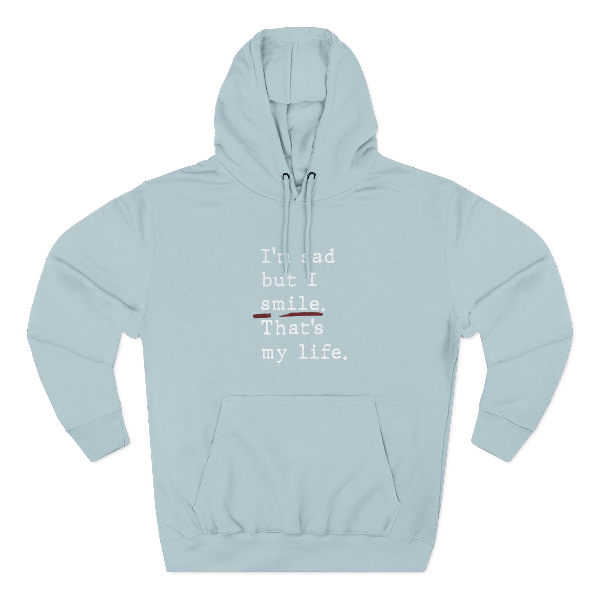 Three - Panel Inspirational Hoodie, Casual Comfort, Gift for Friends, Everyday Wear, Mindfulness Apparel, Cozy Layer - Metamorphosis Creations