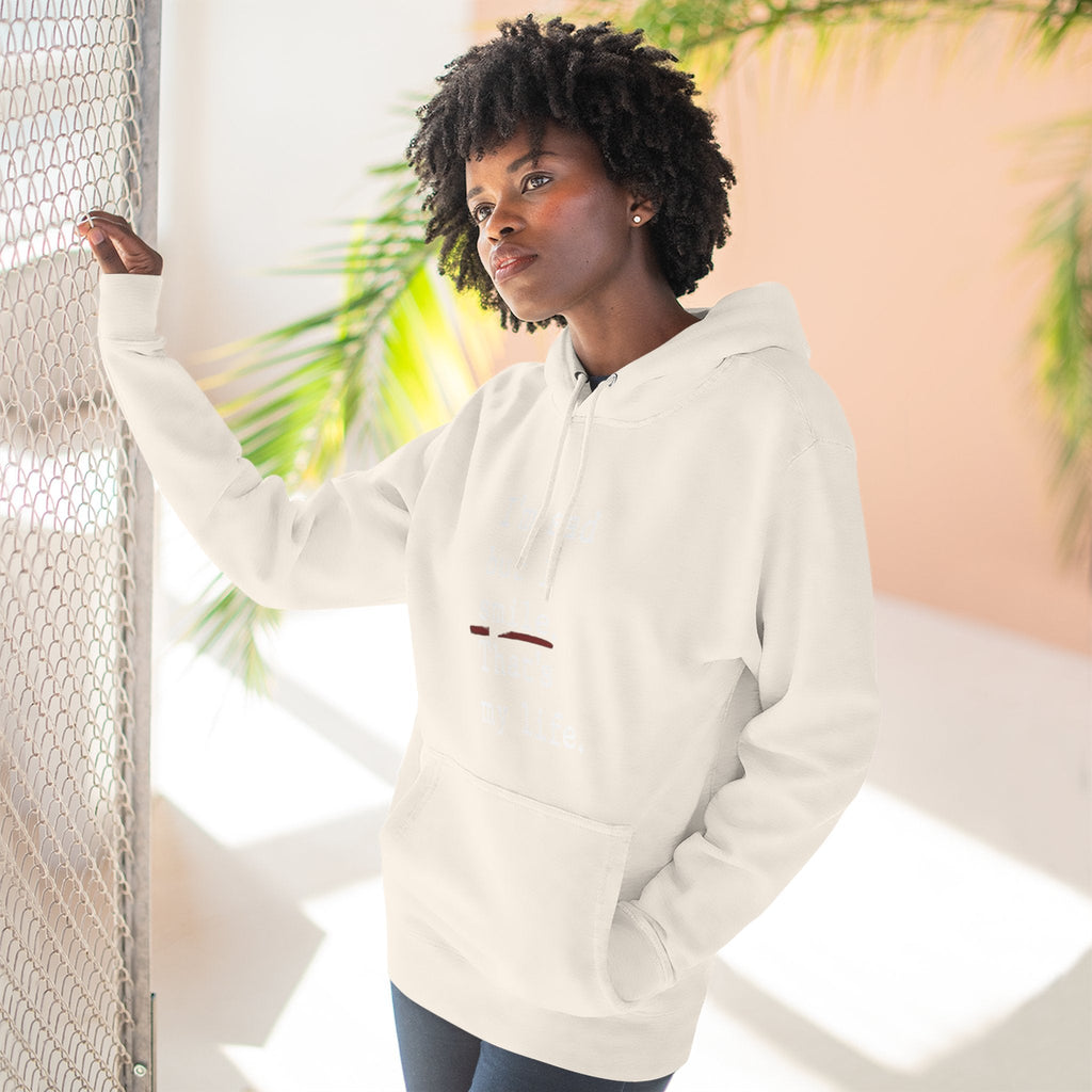 Three - Panel Inspirational Hoodie, Casual Comfort, Gift for Friends, Everyday Wear, Mindfulness Apparel, Cozy Layer - Metamorphosis Creations