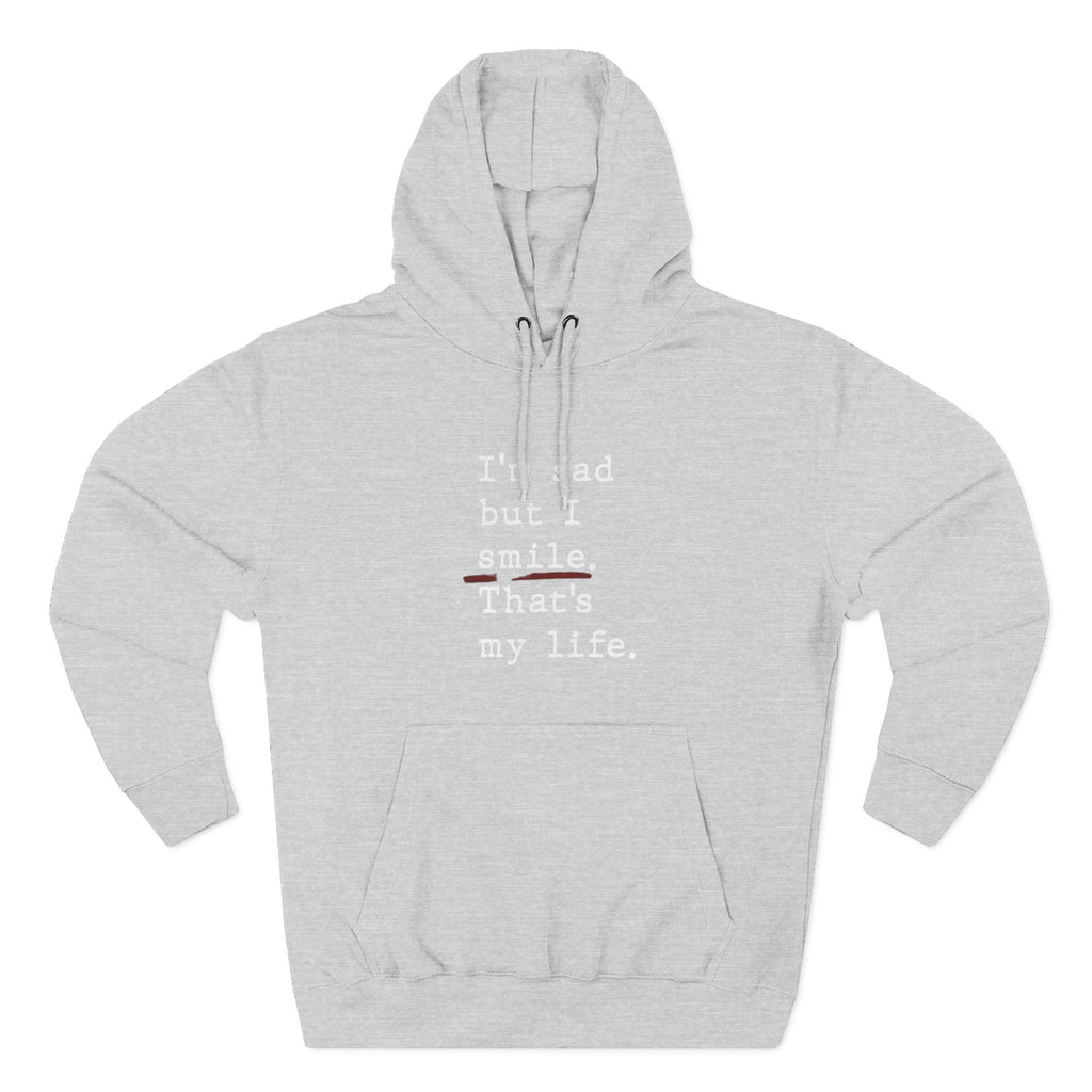 Three - Panel Inspirational Hoodie, Casual Comfort, Gift for Friends, Everyday Wear, Mindfulness Apparel, Cozy Layer - Metamorphosis Creations
