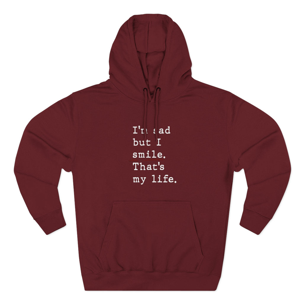 Three - Panel Inspirational Hoodie, Casual Comfort, Gift for Friends, Everyday Wear, Mindfulness Apparel, Cozy Layer - Metamorphosis Creations