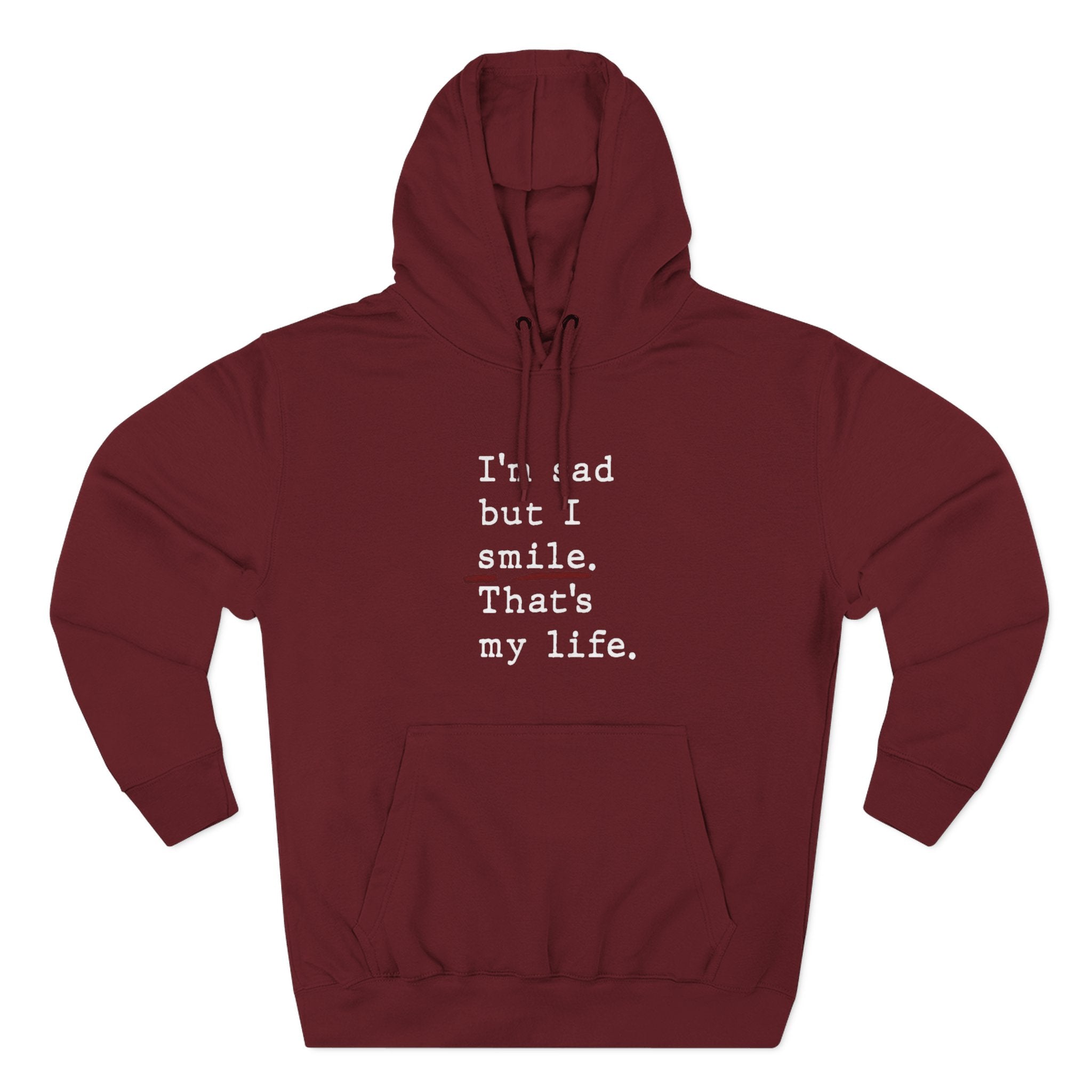 Three - Panel Inspirational Hoodie, Casual Comfort, Gift for Friends, Everyday Wear, Mindfulness Apparel, Cozy Layer - Metamorphosis Creations