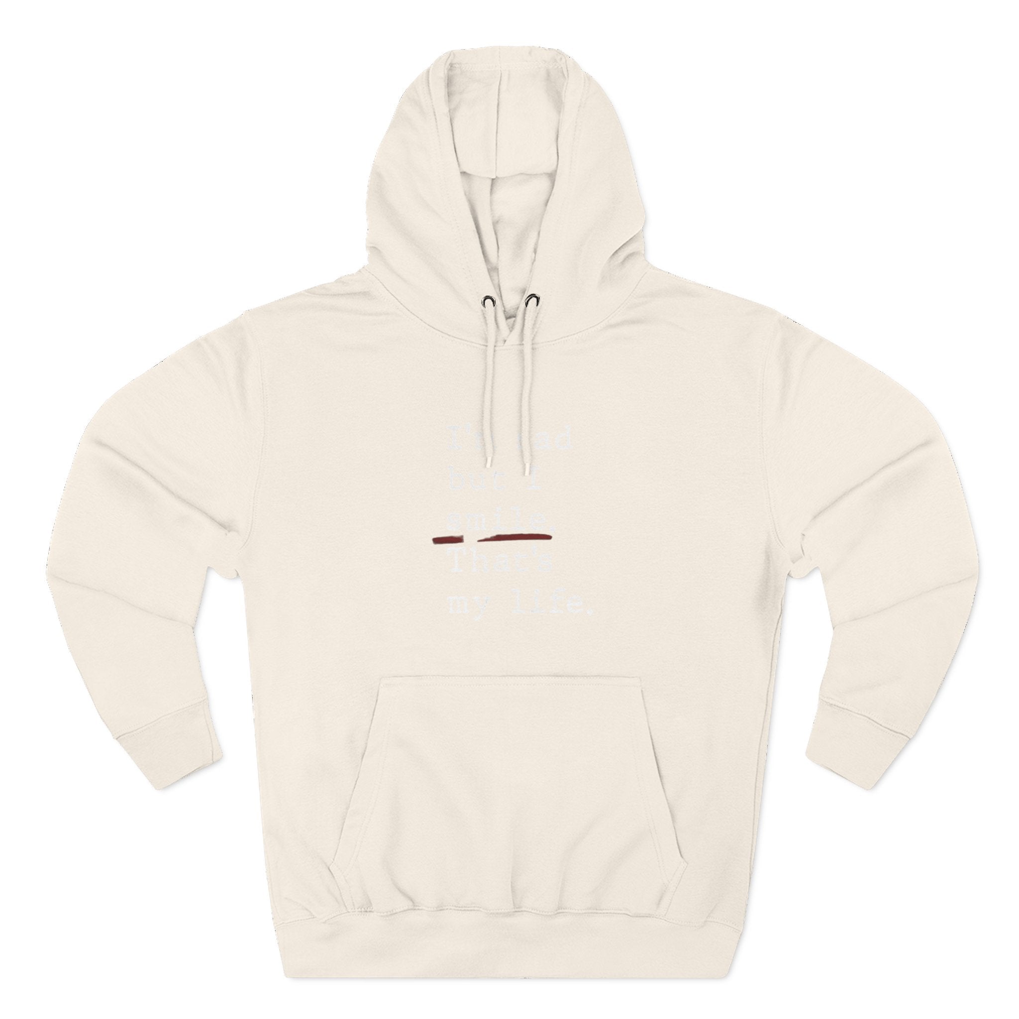 Three - Panel Inspirational Hoodie, Casual Comfort, Gift for Friends, Everyday Wear, Mindfulness Apparel, Cozy Layer - Metamorphosis Creations