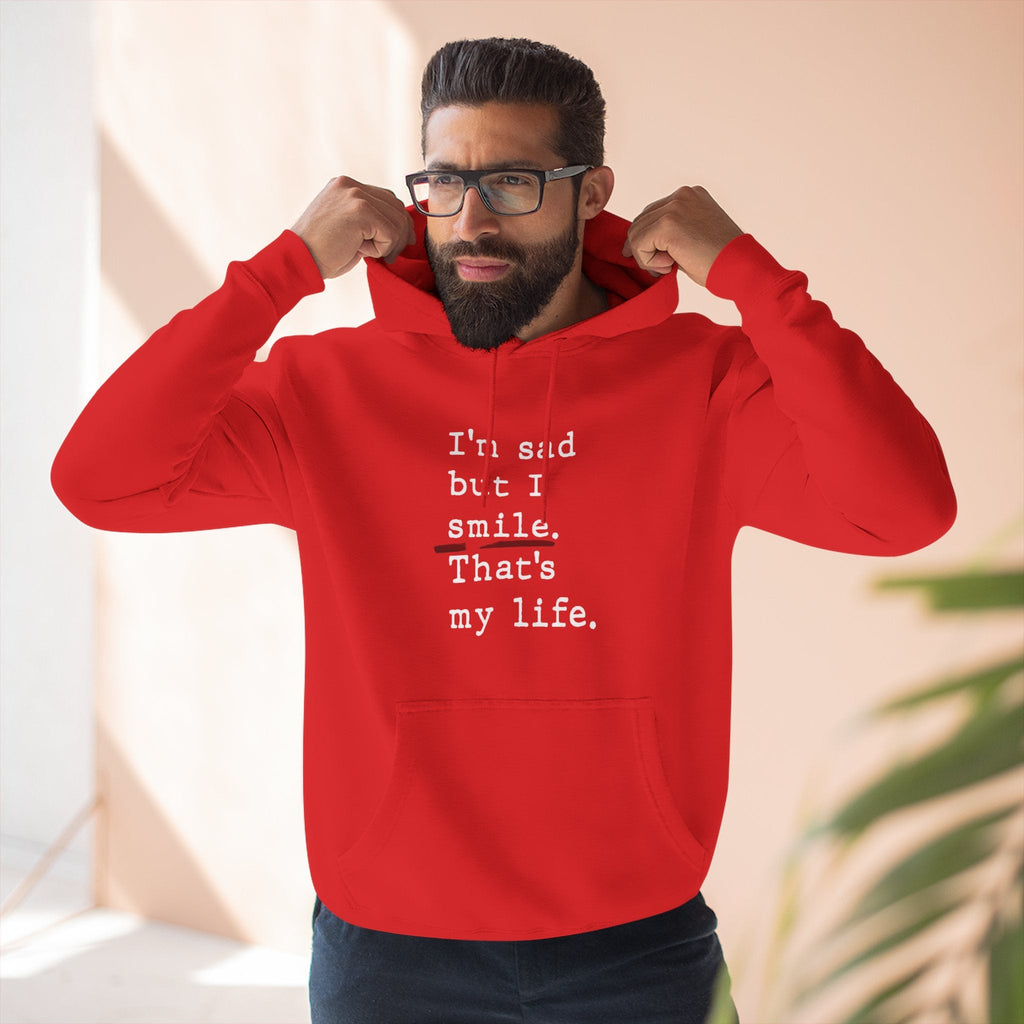 Three - Panel Inspirational Hoodie, Casual Comfort, Gift for Friends, Everyday Wear, Mindfulness Apparel, Cozy Layer - Metamorphosis Creations