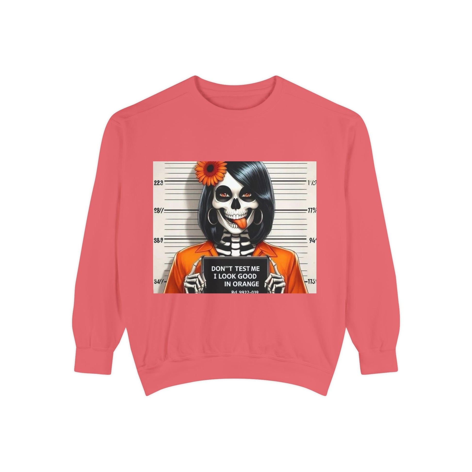 “Too Cool to Be Cold” Funny Sweater Unisex Skull Sweatshirt with Quote | Cozy Halloween Fashion, Gift for Fall Celebrations, - Metamorphosis Creations