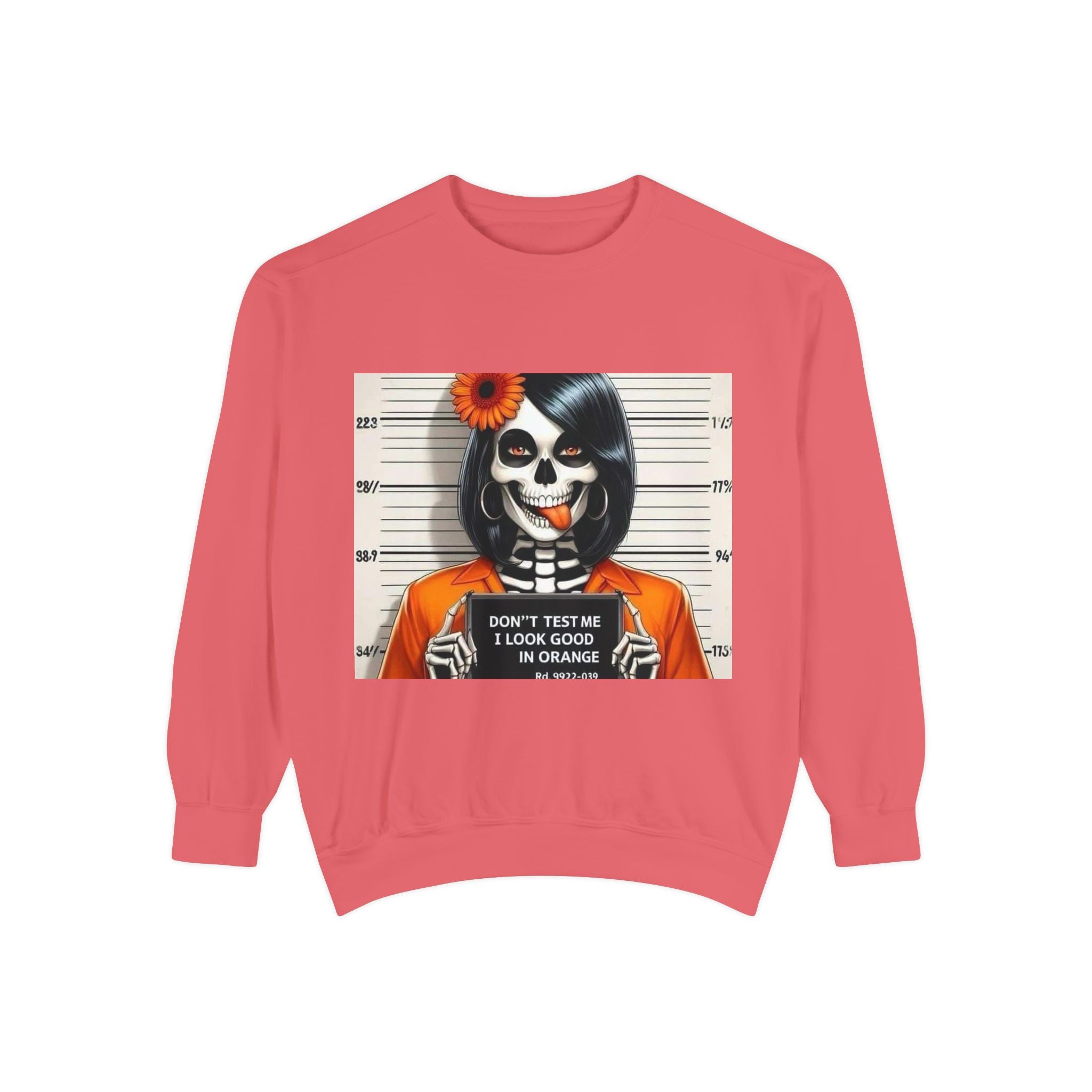 “Too Cool to Be Cold” Funny Sweater Unisex Skull Sweatshirt with Quote | Cozy Halloween Fashion, Gift for Fall Celebrations, - Metamorphosis Creations