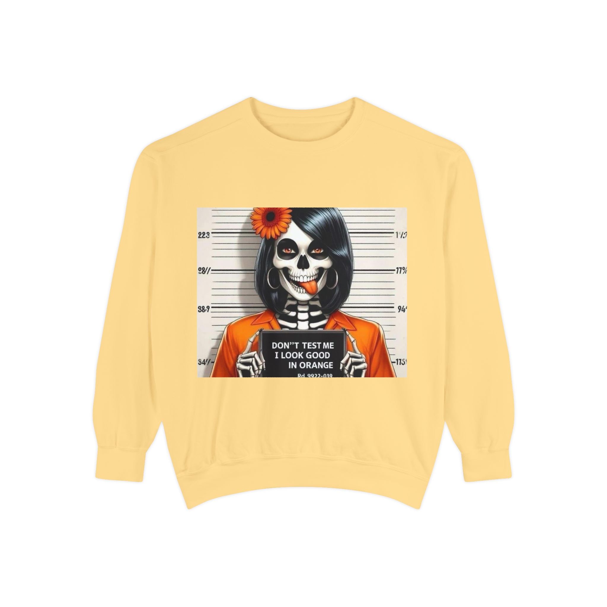 “Too Cool to Be Cold” Funny Sweater Unisex Skull Sweatshirt with Quote | Cozy Halloween Fashion, Gift for Fall Celebrations, - Metamorphosis Creations