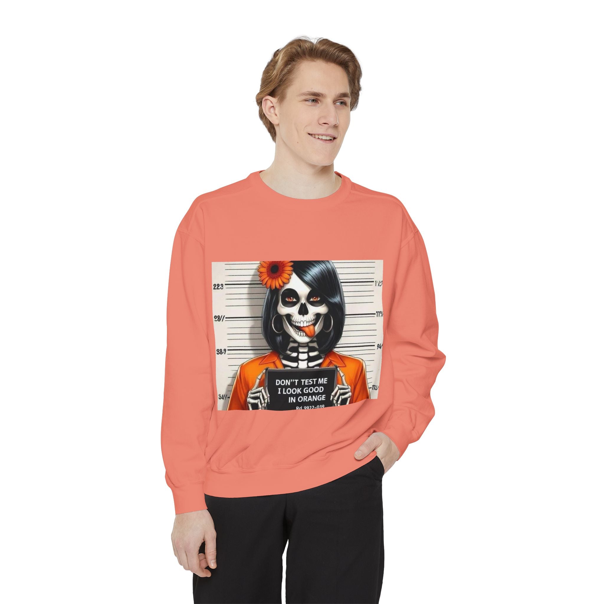 “Too Cool to Be Cold” Funny Sweater Unisex Skull Sweatshirt with Quote | Cozy Halloween Fashion, Gift for Fall Celebrations, - Metamorphosis Creations