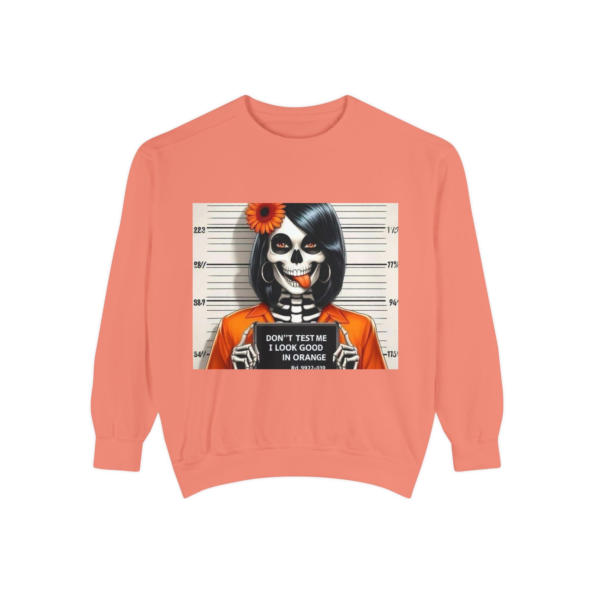 “Too Cool to Be Cold” Funny Sweater Unisex Skull Sweatshirt with Quote | Cozy Halloween Fashion, Gift for Fall Celebrations, - Metamorphosis Creations