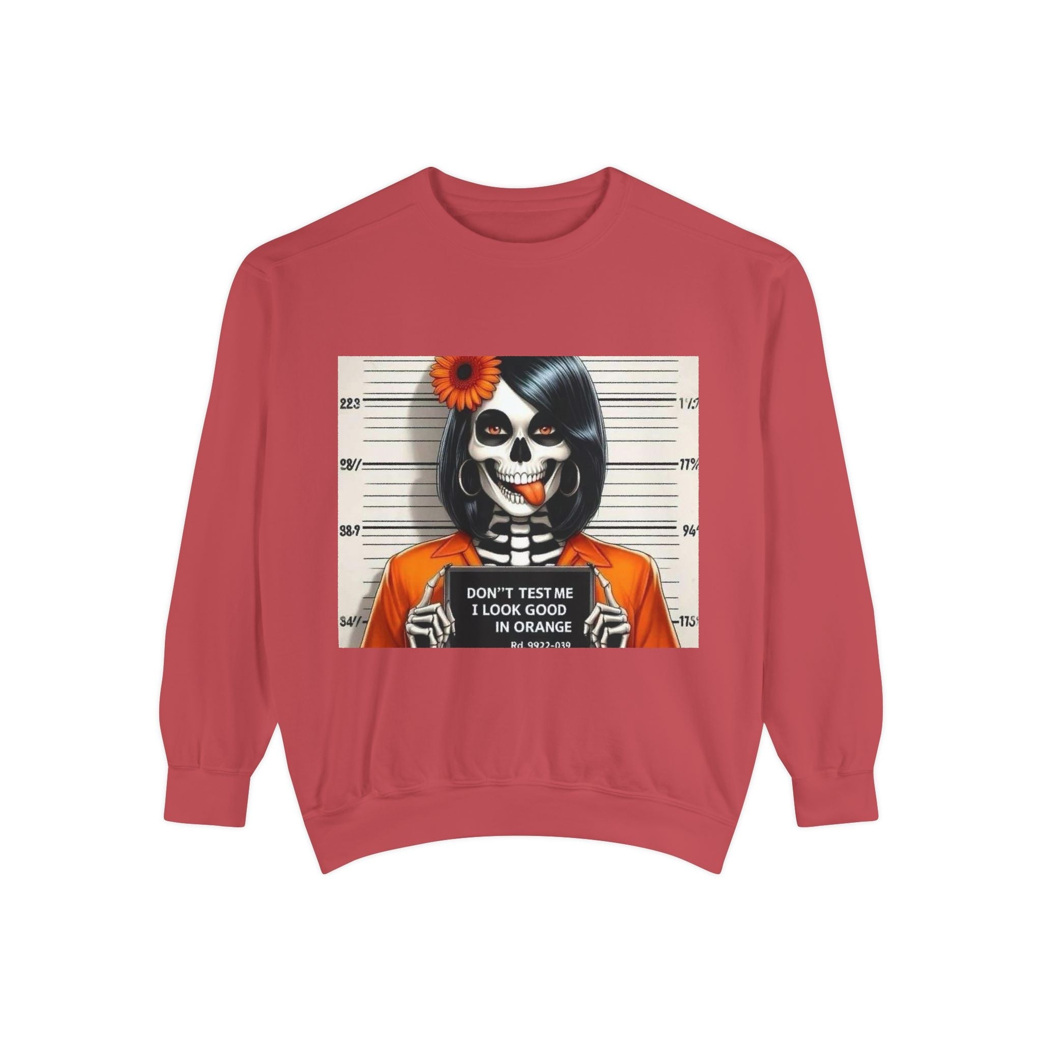“Too Cool to Be Cold” Funny Sweater Unisex Skull Sweatshirt with Quote | Cozy Halloween Fashion, Gift for Fall Celebrations, - Metamorphosis Creations