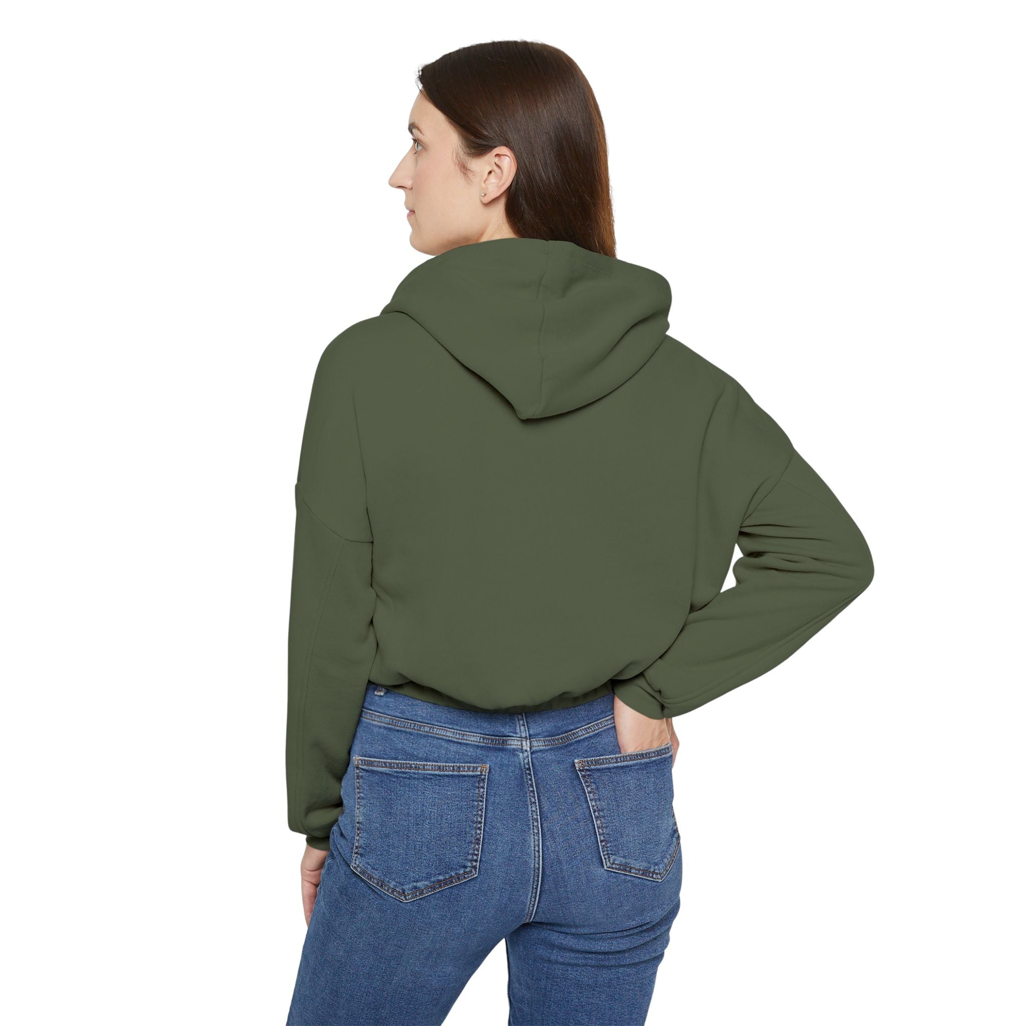 Too Cool to Be Cold” Funny SweaterStylish Women's Cinched Bottom Hoodie with Floral Design, Cozy Hoodie, Casual Fashion, Gift for Her, Everyday Wear - Metamorphosis Creations