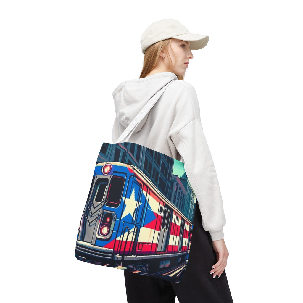 Tropical Love: Tote Bags with Puerto Rican Designs" Durable and Stylish Puerto Rico Tote Bag (AOP) - Metamorphosis Creations