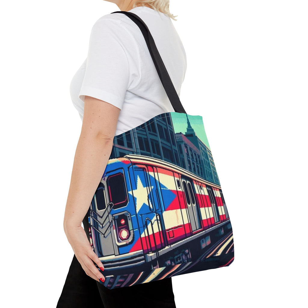 Tropical Love: Tote Bags with Puerto Rican Designs" Durable and Stylish Puerto Rico Tote Bag (AOP) - Metamorphosis Creations