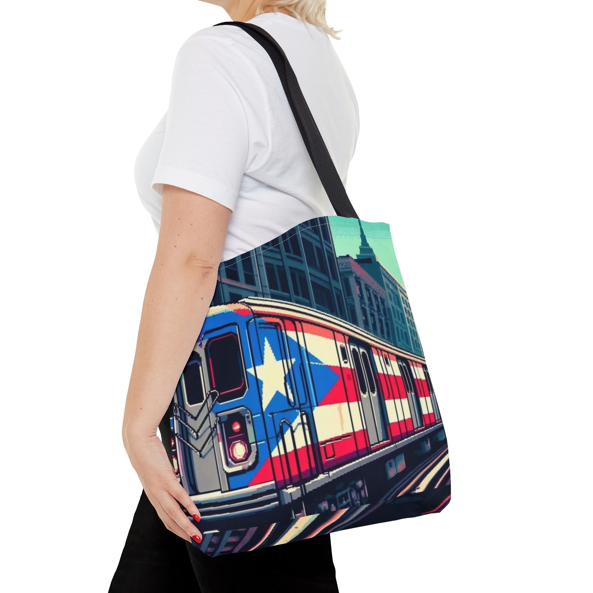 Tropical Love: Tote Bags with Puerto Rican Designs" Durable and Stylish Puerto Rico Tote Bag (AOP) - Metamorphosis Creations
