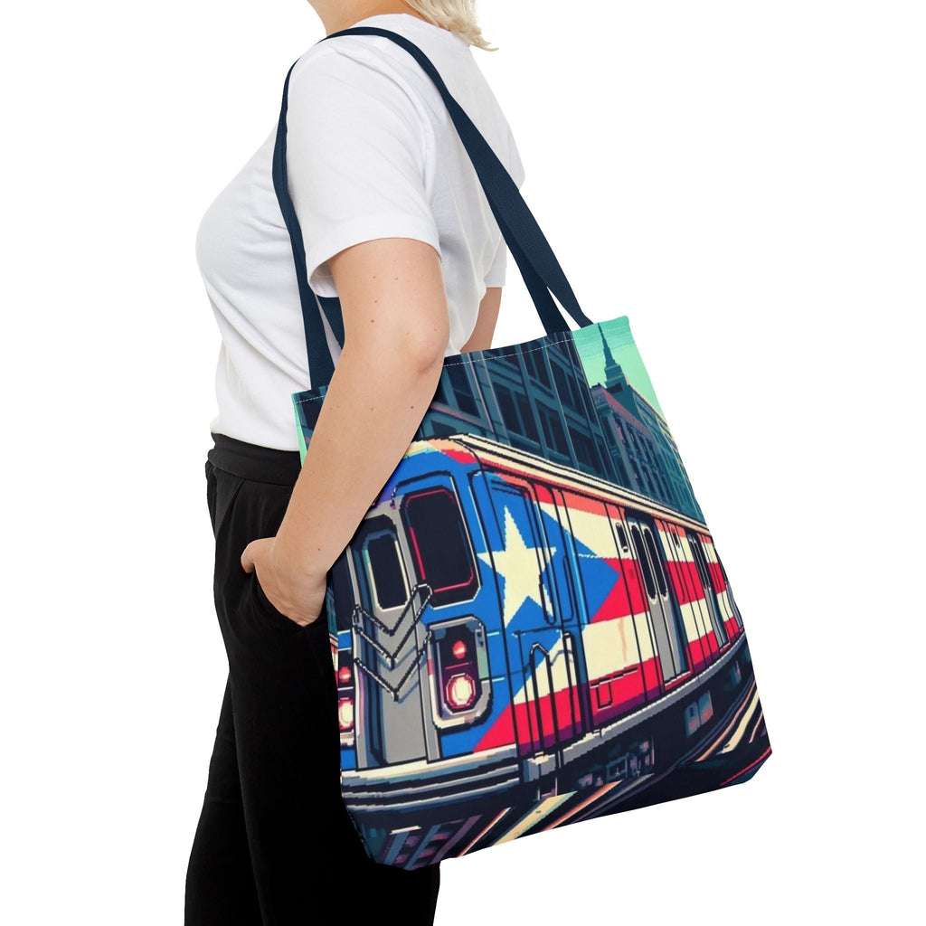 Tropical Love: Tote Bags with Puerto Rican Designs" Durable and Stylish Puerto Rico Tote Bag (AOP) - Metamorphosis Creations