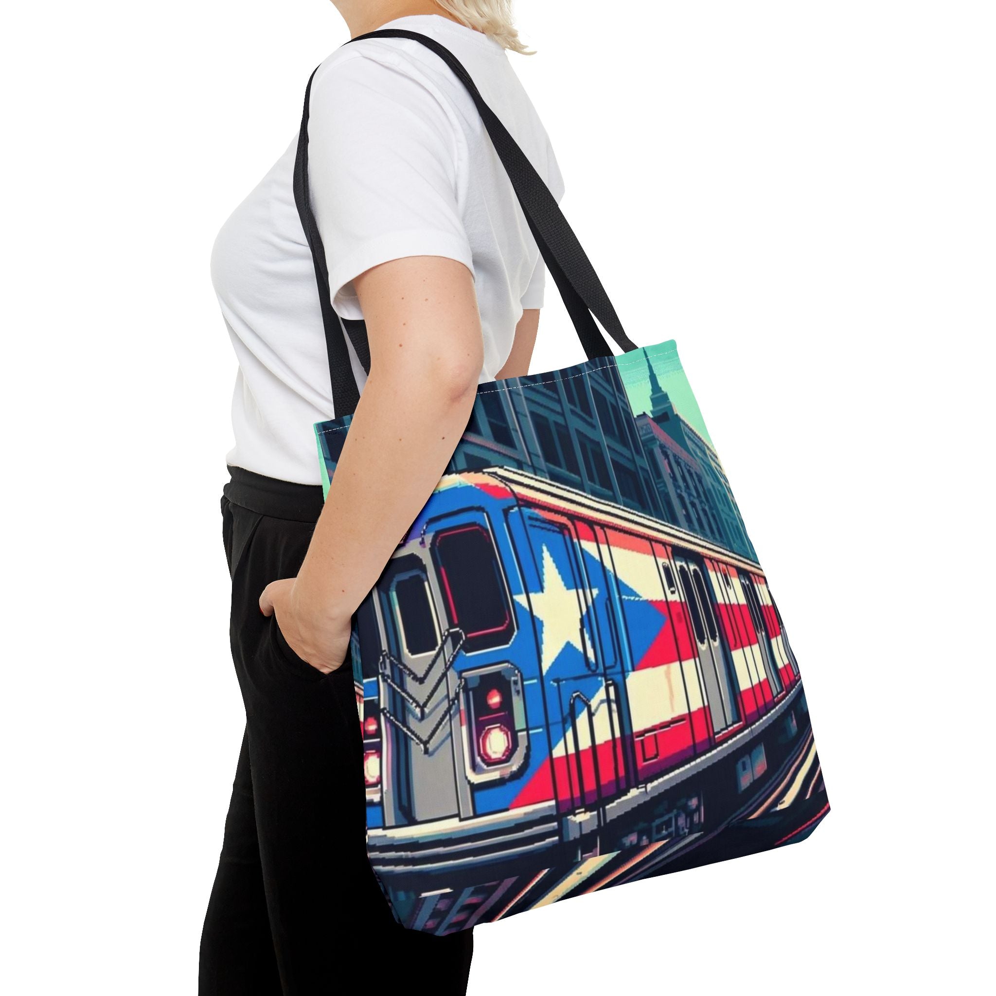 Tropical Love: Tote Bags with Puerto Rican Designs" Durable and Stylish Puerto Rico Tote Bag (AOP) - Metamorphosis Creations