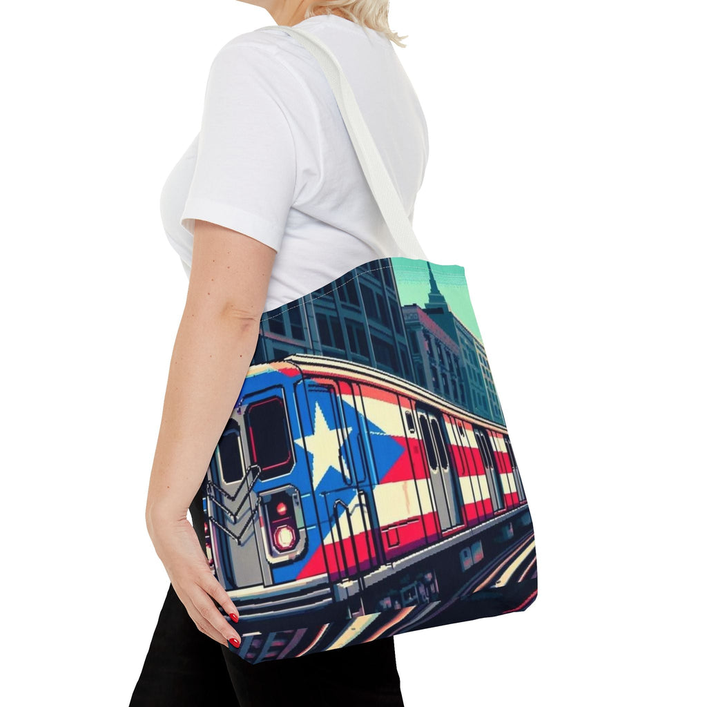 Tropical Love: Tote Bags with Puerto Rican Designs" Durable and Stylish Puerto Rico Tote Bag (AOP) - Metamorphosis Creations