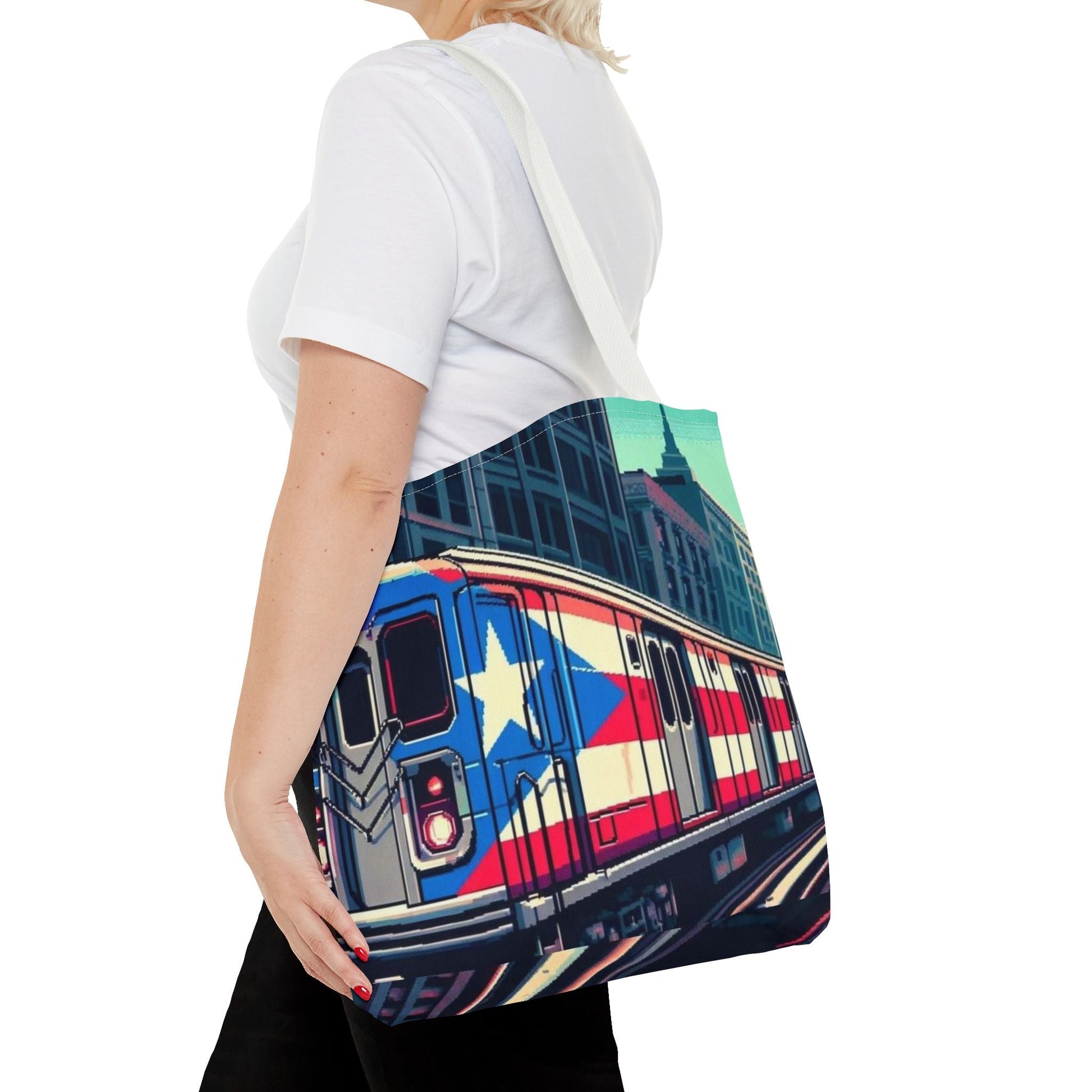 Tropical Love: Tote Bags with Puerto Rican Designs" Durable and Stylish Puerto Rico Tote Bag (AOP) - Metamorphosis Creations