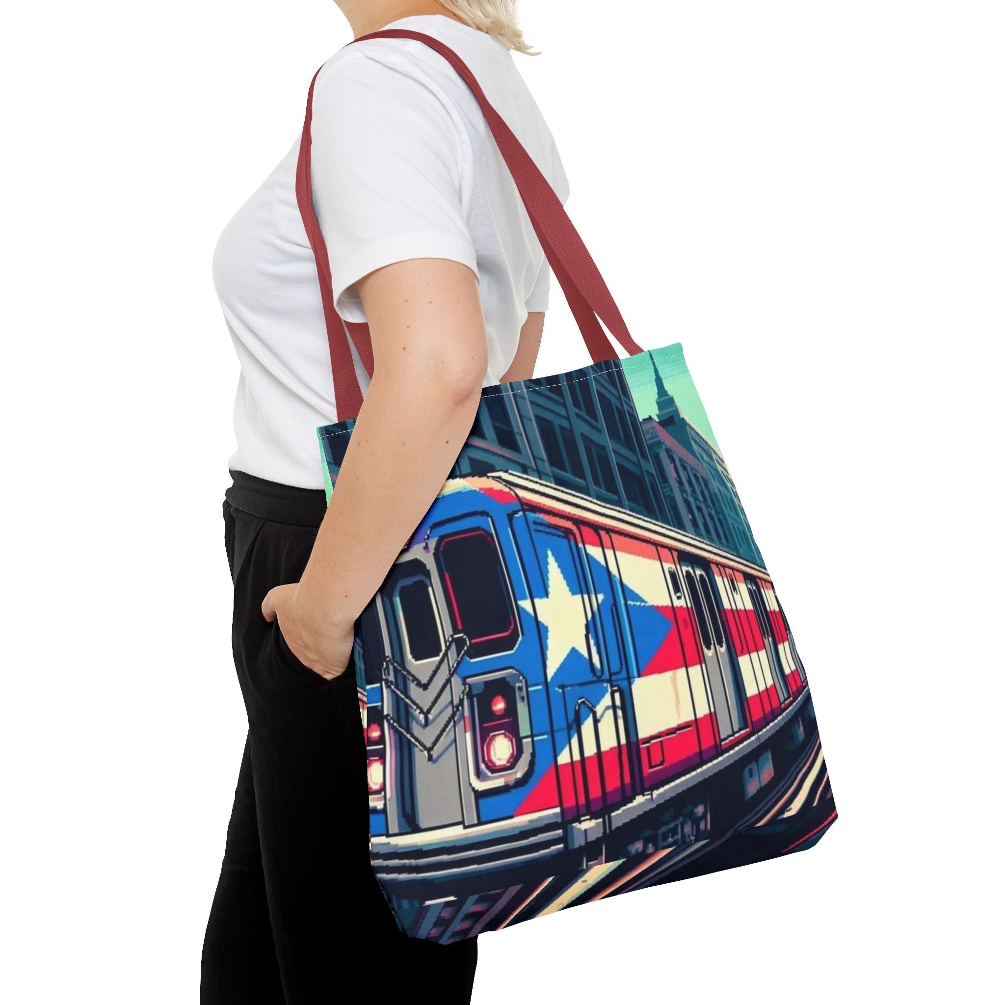 Tropical Love: Tote Bags with Puerto Rican Designs" Durable and Stylish Puerto Rico Tote Bag (AOP) - Metamorphosis Creations