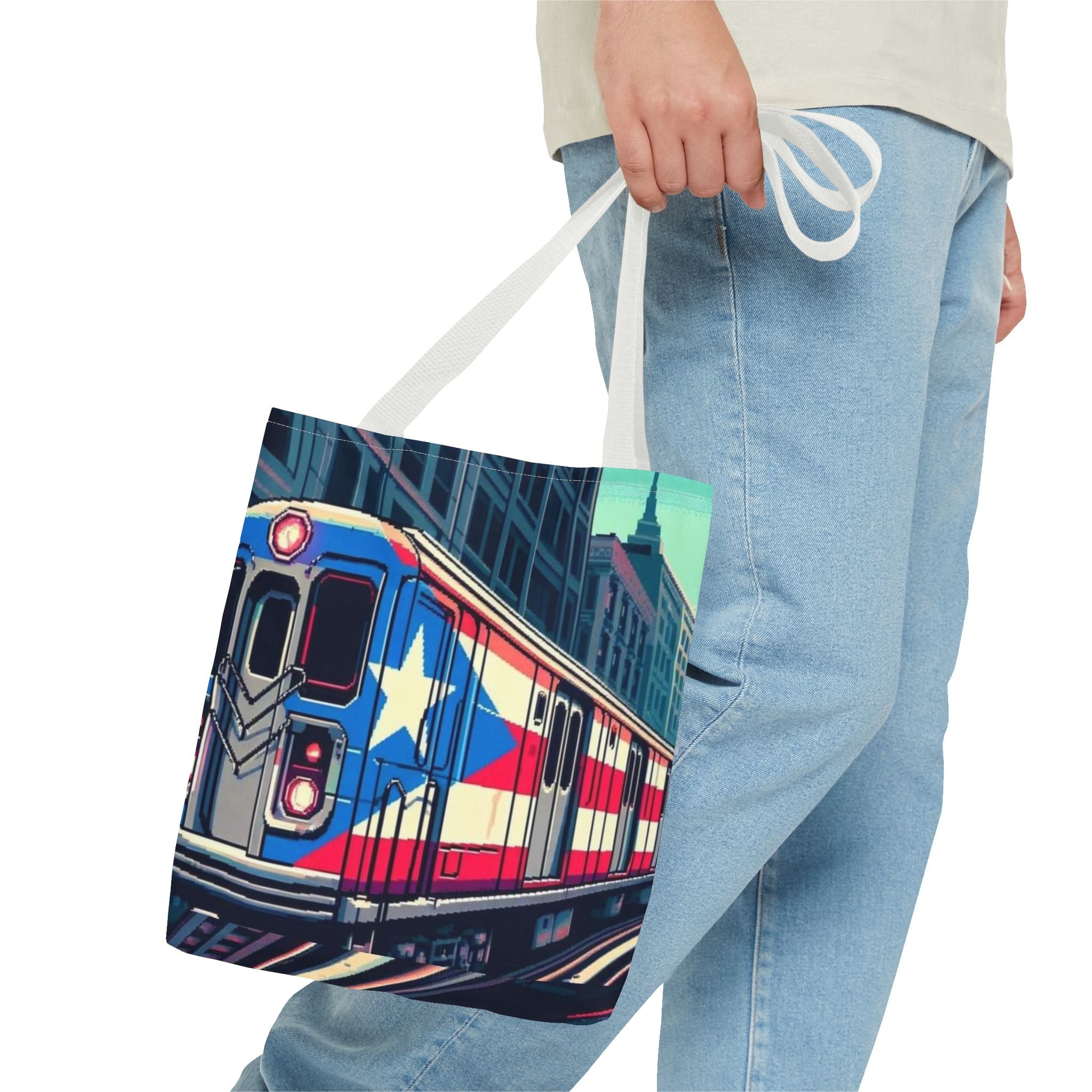 Tropical Love: Tote Bags with Puerto Rican Designs" Durable and Stylish Puerto Rico Tote Bag (AOP) - Metamorphosis Creations