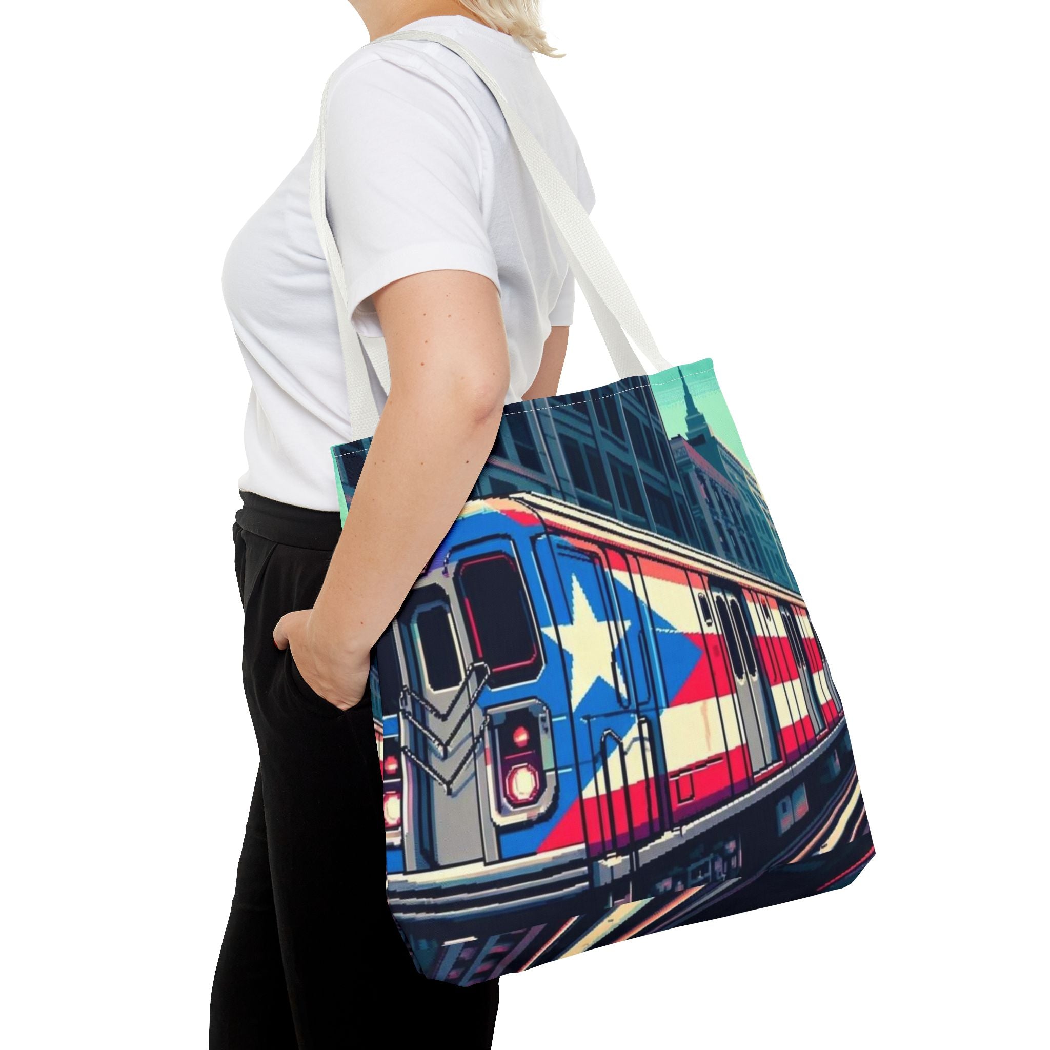Tropical Love: Tote Bags with Puerto Rican Designs" Durable and Stylish Puerto Rico Tote Bag (AOP) - Metamorphosis Creations