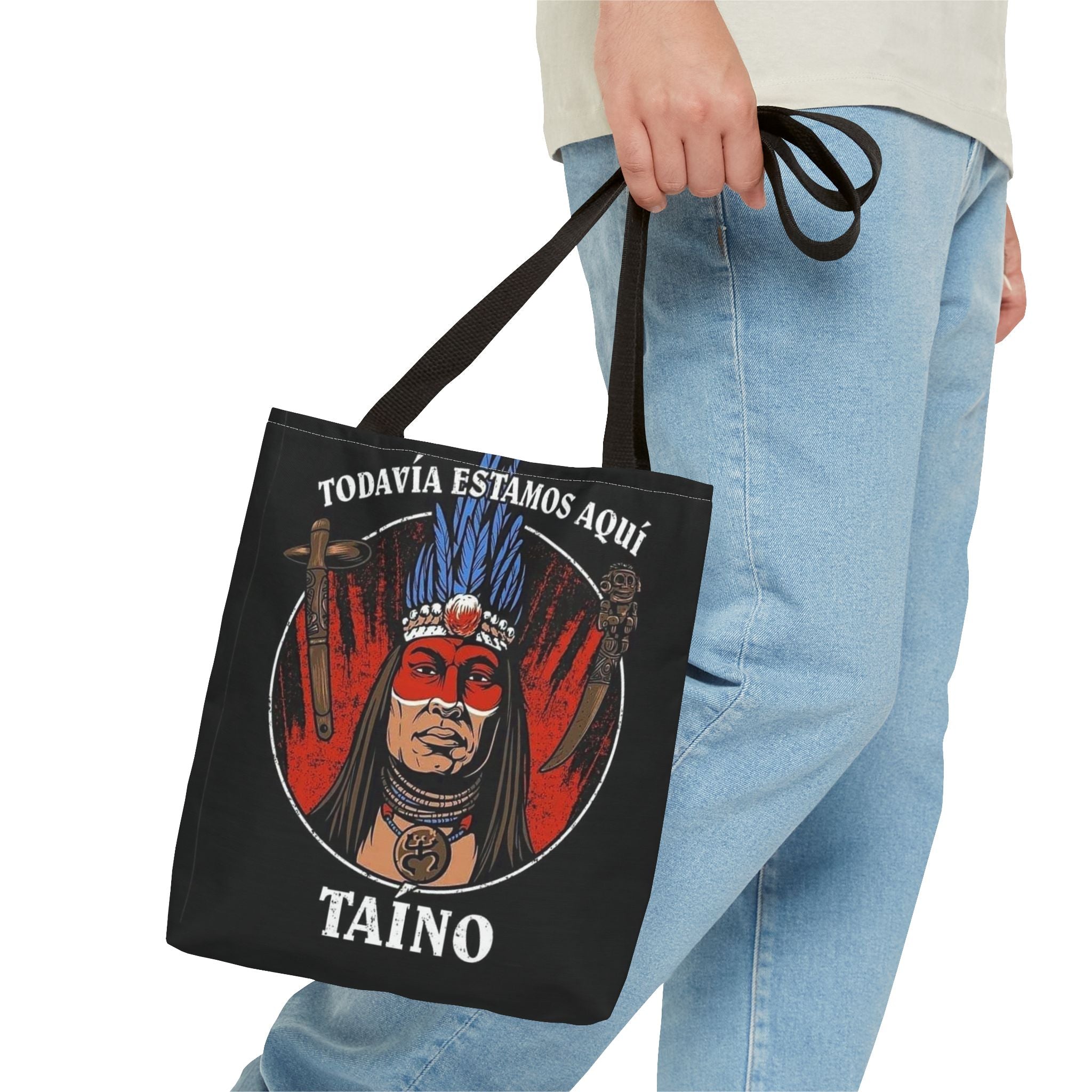 Tropical Love: Tote Bags with Puerto Rican Designs" Durable and Stylish Puerto Rico Tote Tote Bag (AOP) - Metamorphosis Creations