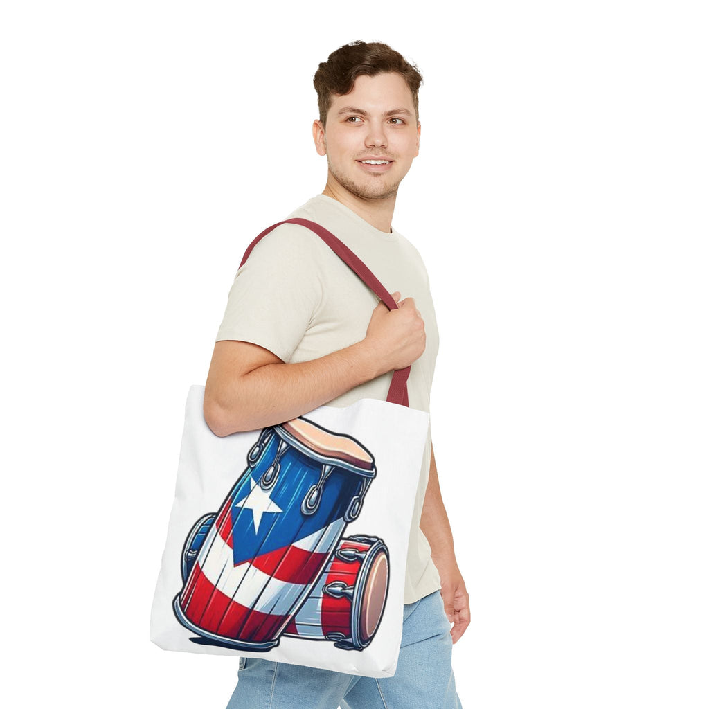 Tropical Love: Tote Bags with Puerto Rican Designs" Durable and Stylish Puerto Rico Tote Tote Bag (AOP) - Metamorphosis Creations