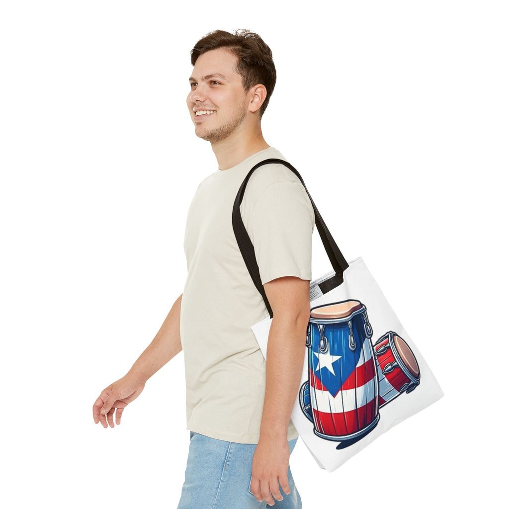 Tropical Love: Tote Bags with Puerto Rican Designs" Durable and Stylish Puerto Rico Tote Tote Bag (AOP) - Metamorphosis Creations