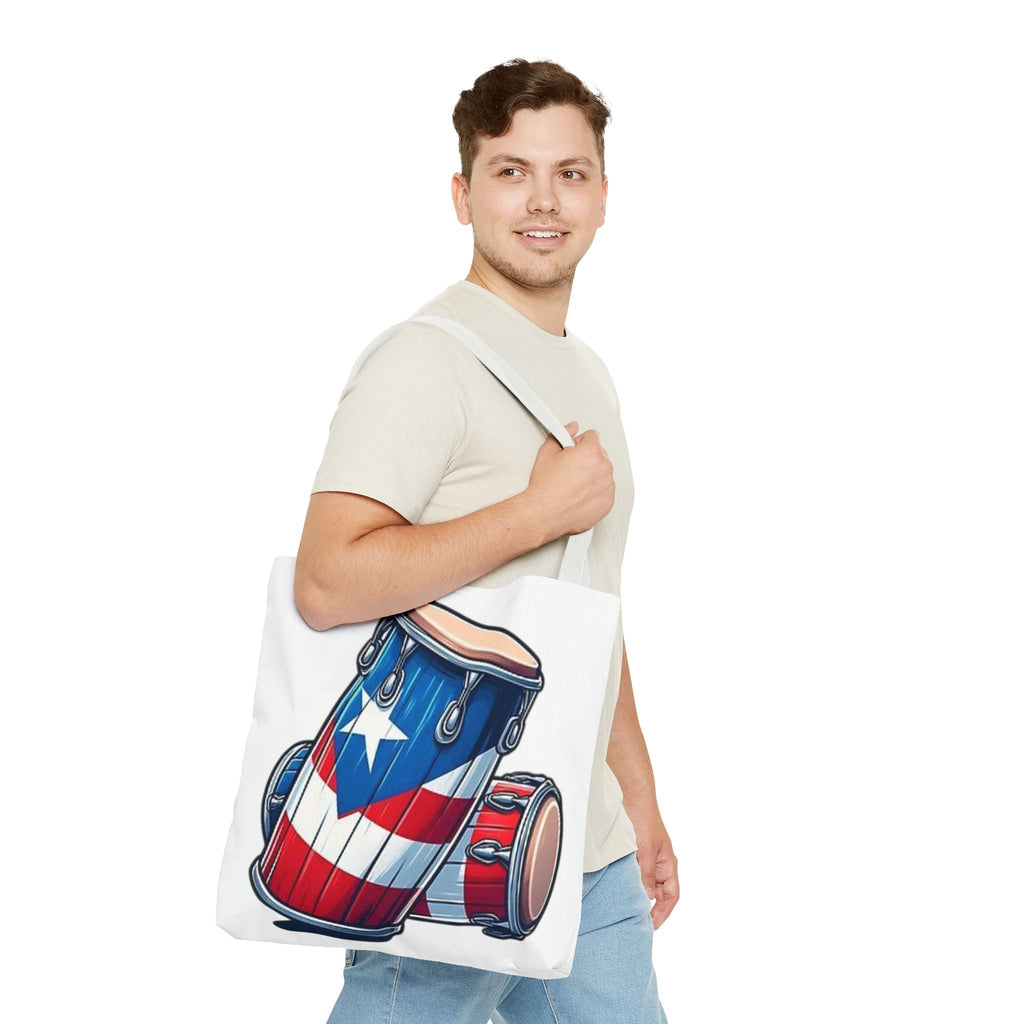 Tropical Love: Tote Bags with Puerto Rican Designs" Durable and Stylish Puerto Rico Tote Tote Bag (AOP) - Metamorphosis Creations