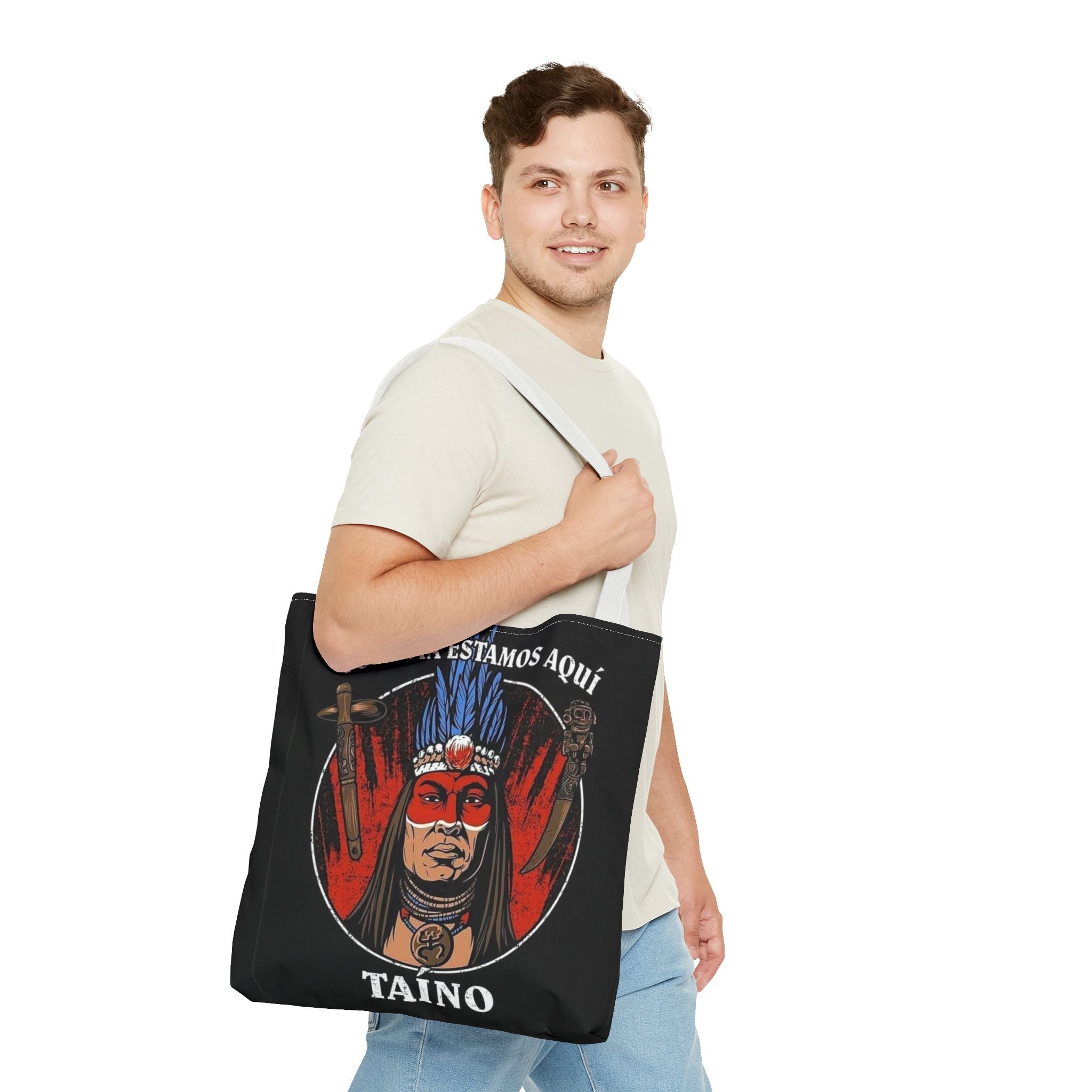 Tropical Love: Tote Bags with Puerto Rican Designs" Durable and Stylish Puerto Rico Tote Tote Bag (AOP) - Metamorphosis Creations
