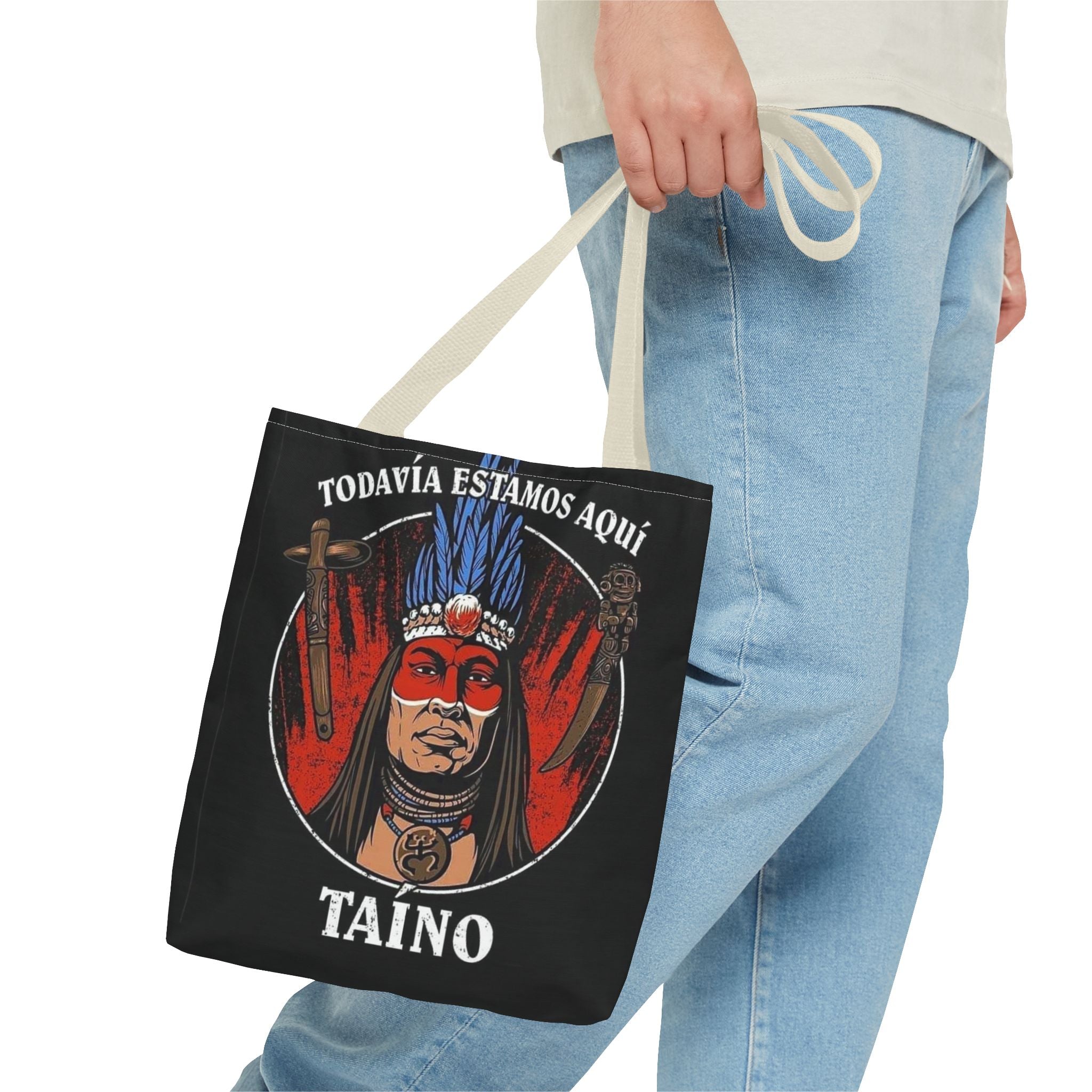 Tropical Love: Tote Bags with Puerto Rican Designs" Durable and Stylish Puerto Rico Tote Tote Bag (AOP) - Metamorphosis Creations